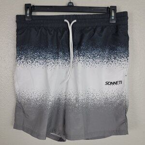 Sonneti London Swim Trunks Men's Size XL Multicolor Beach Shorts